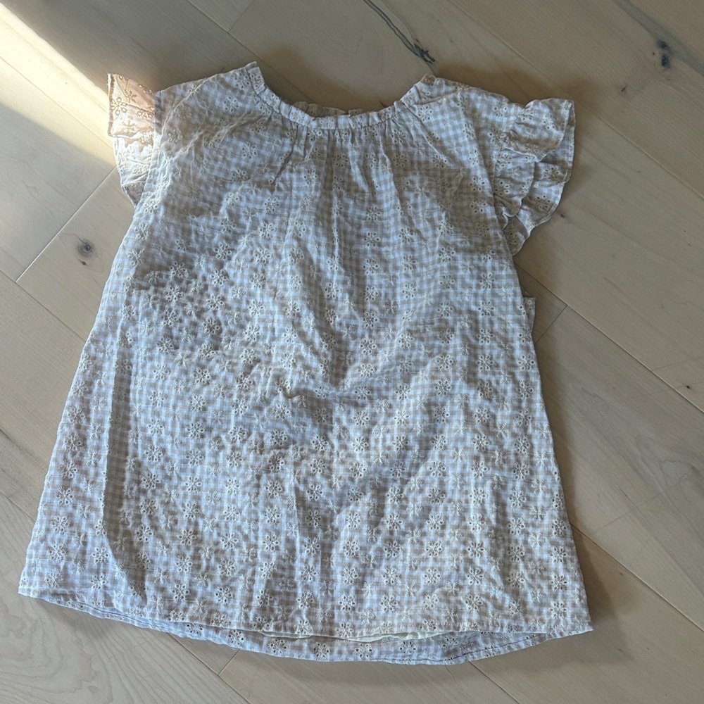 Roolee WOMENS Cream Ruffle Sleeve Blouse